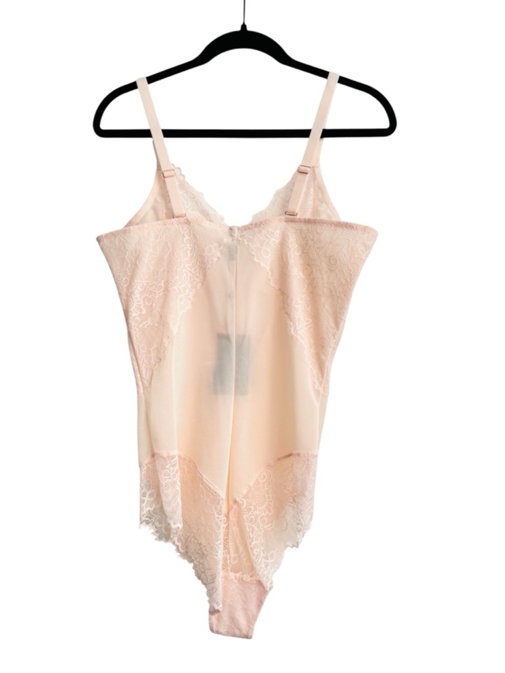Pinsy Smoothing Lace Shapewear Bodysuit in Whisper Pink, Size 1X - NWT - Picture 5 of 12